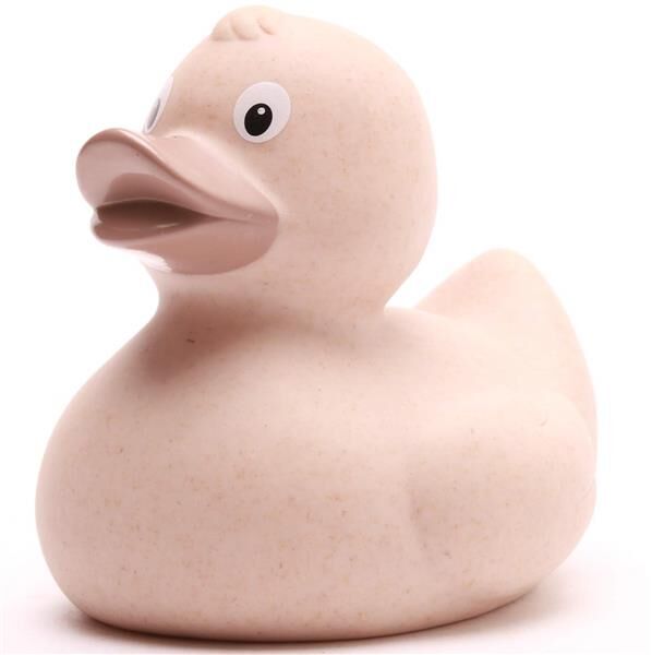 Eco-Badeente Carol – Ocker – Gummiente