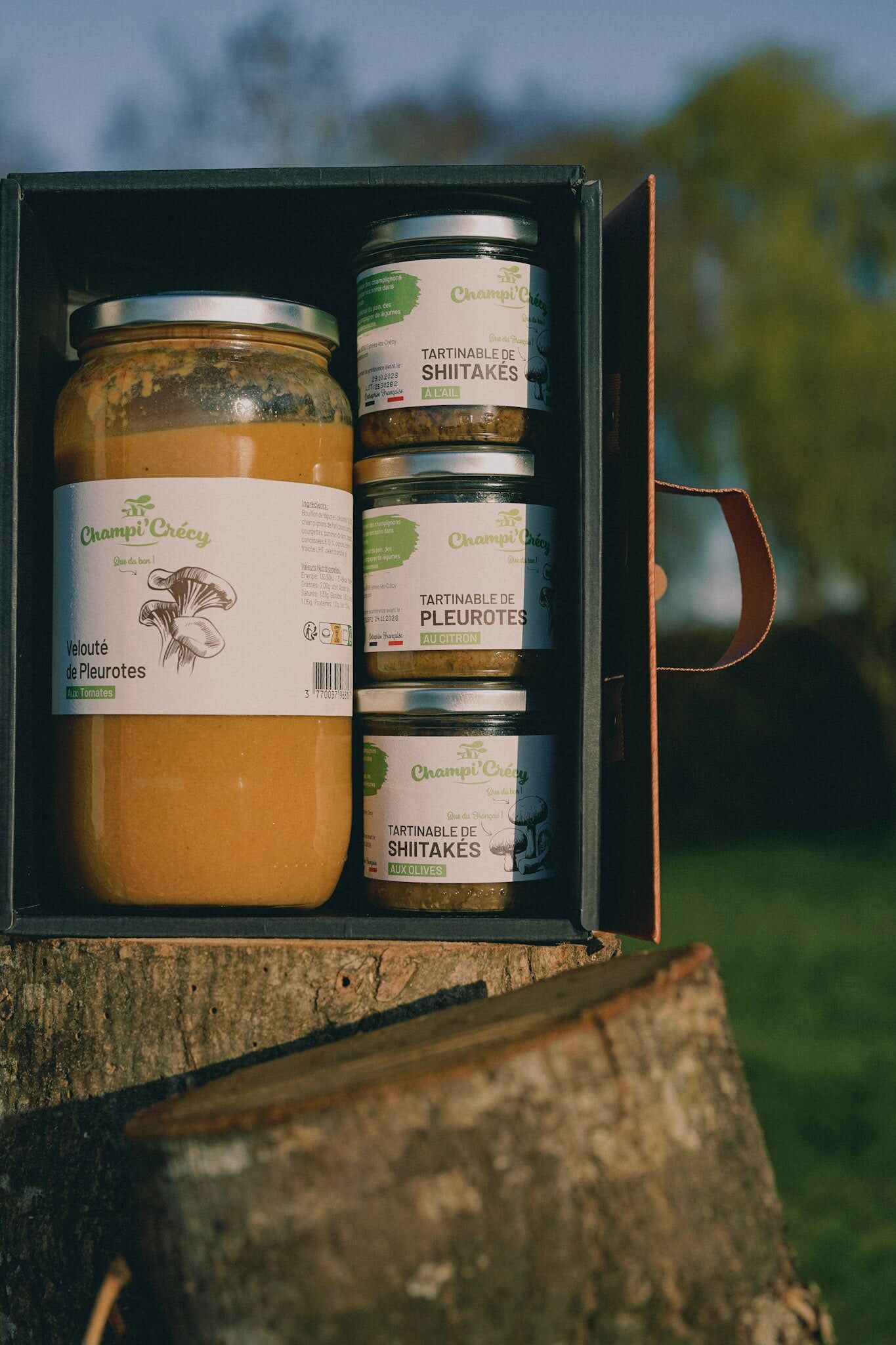 Coffret Gourmand – 4 Produits Champi’Crécy