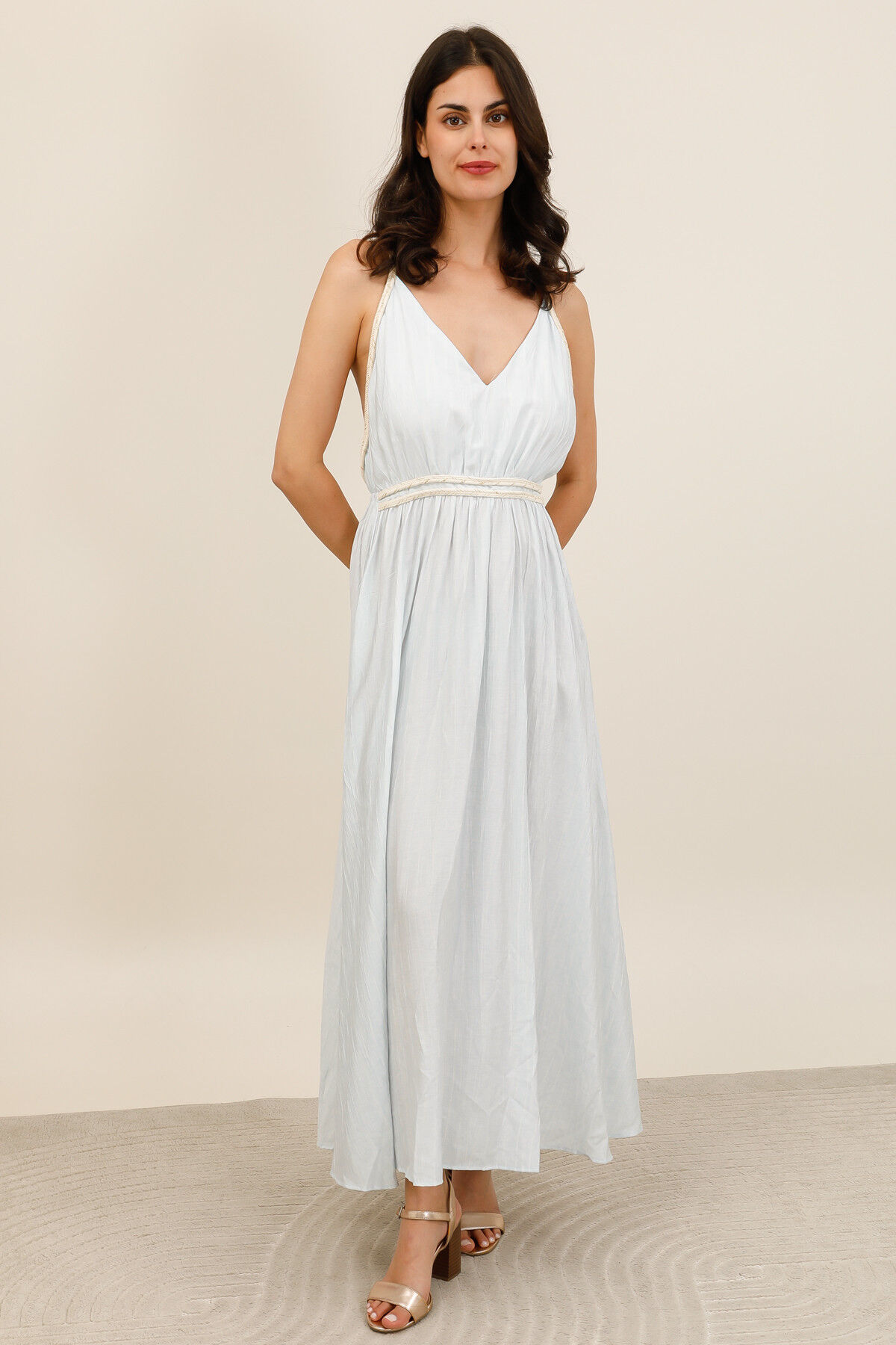 Long bohemian-style dress