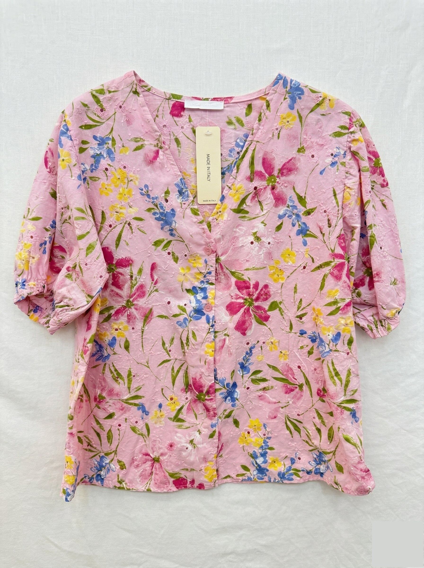 Embroidered Short-Sleeved Shirt