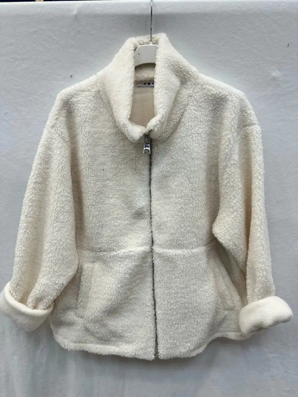 Fleece Zip-Up Jacket with Two Pockets