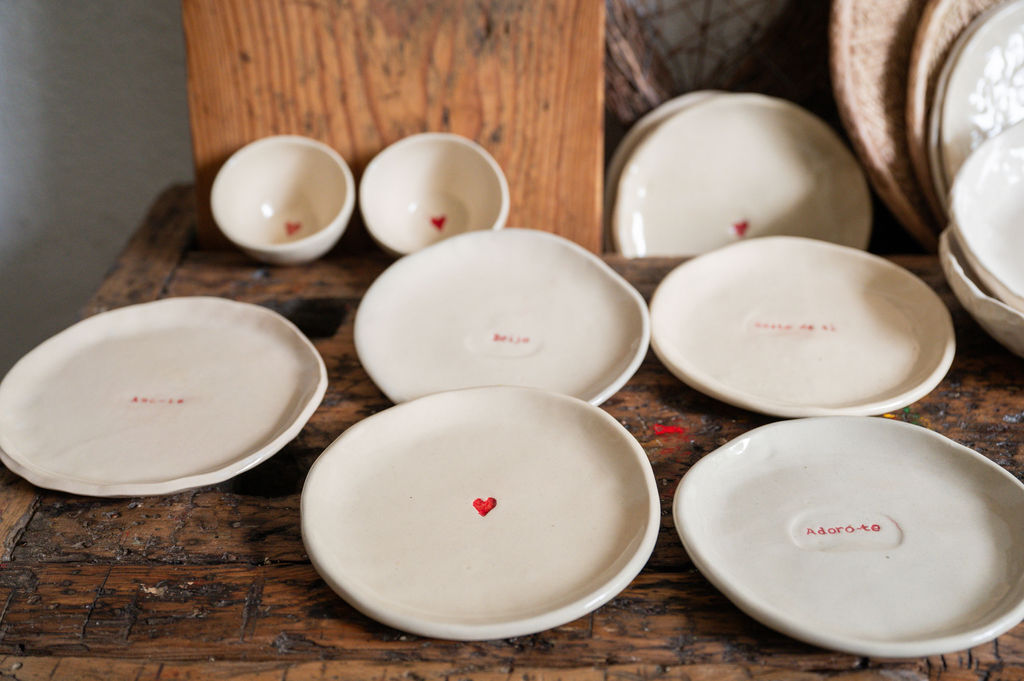 Heart Bread Plate - Affections