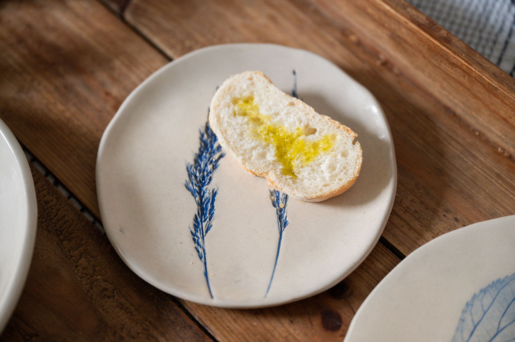 Bread Plate in Cobalt Blue - Primavera