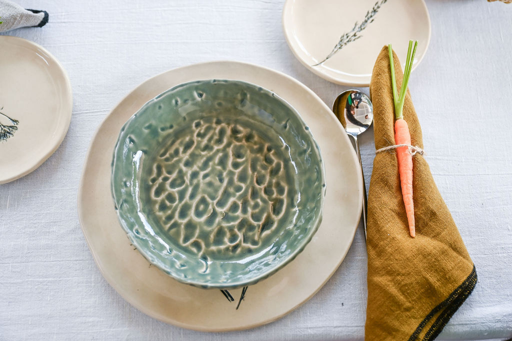 Soup/Pasta Plate in Teal - Dedadas