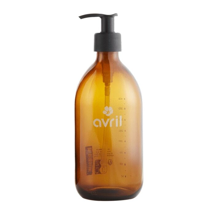 500ml amber glass refillable bottle