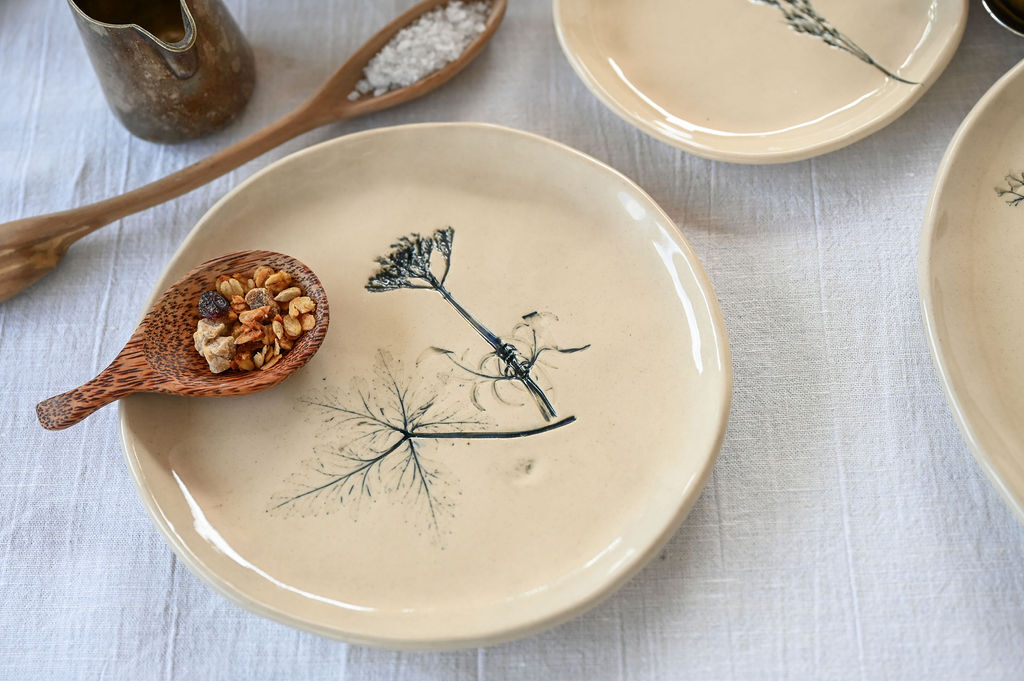 Dessert Plate in Dark Teal - Primavera