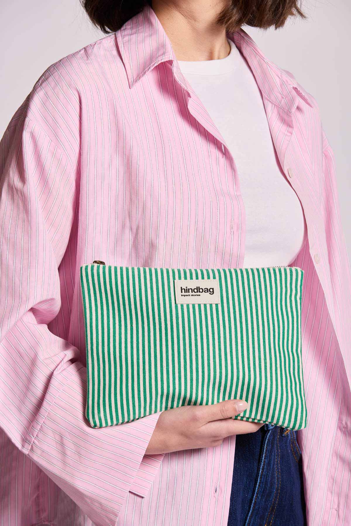 EMA THIN GREEN STRIPES