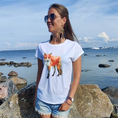 Women’s T-Shirt “Fox” – White