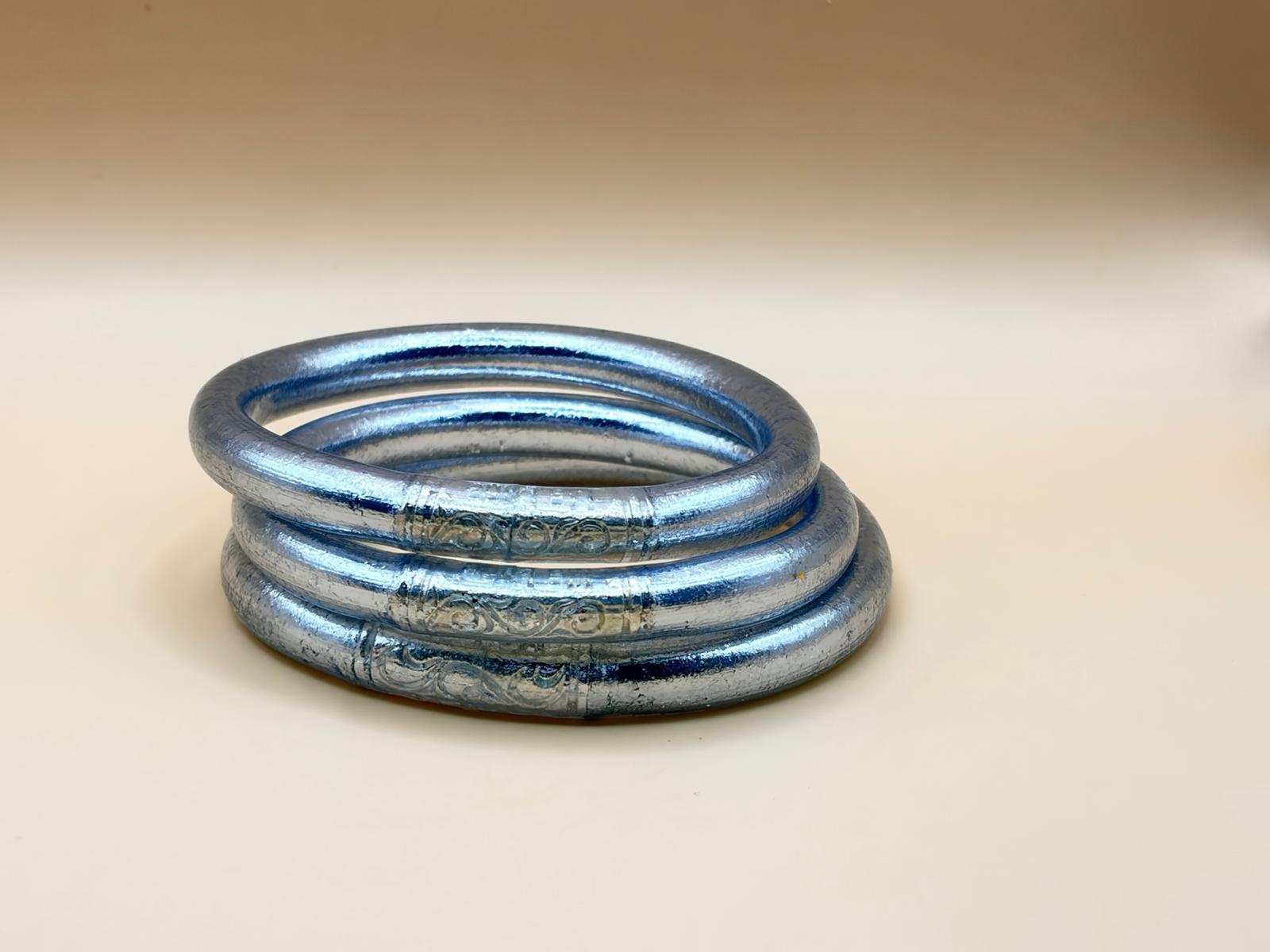 Jonc Bouddhiste  8 mm Iconique Argent