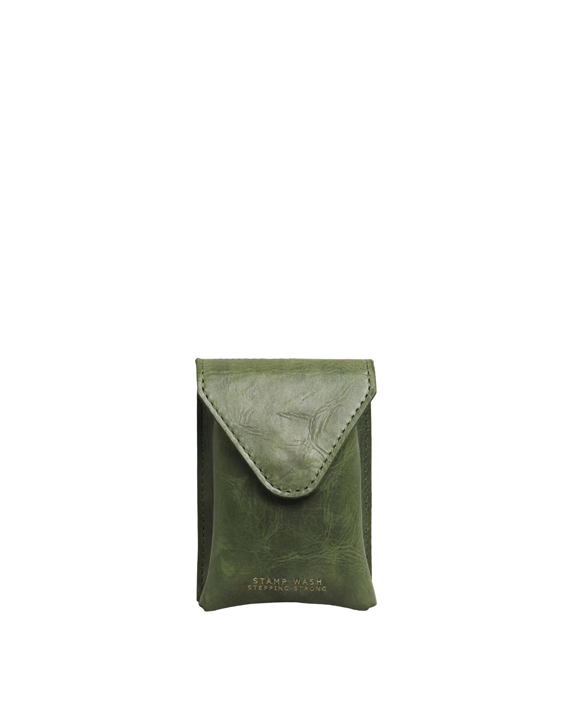 Washed leather cigarette case STAMP 99002