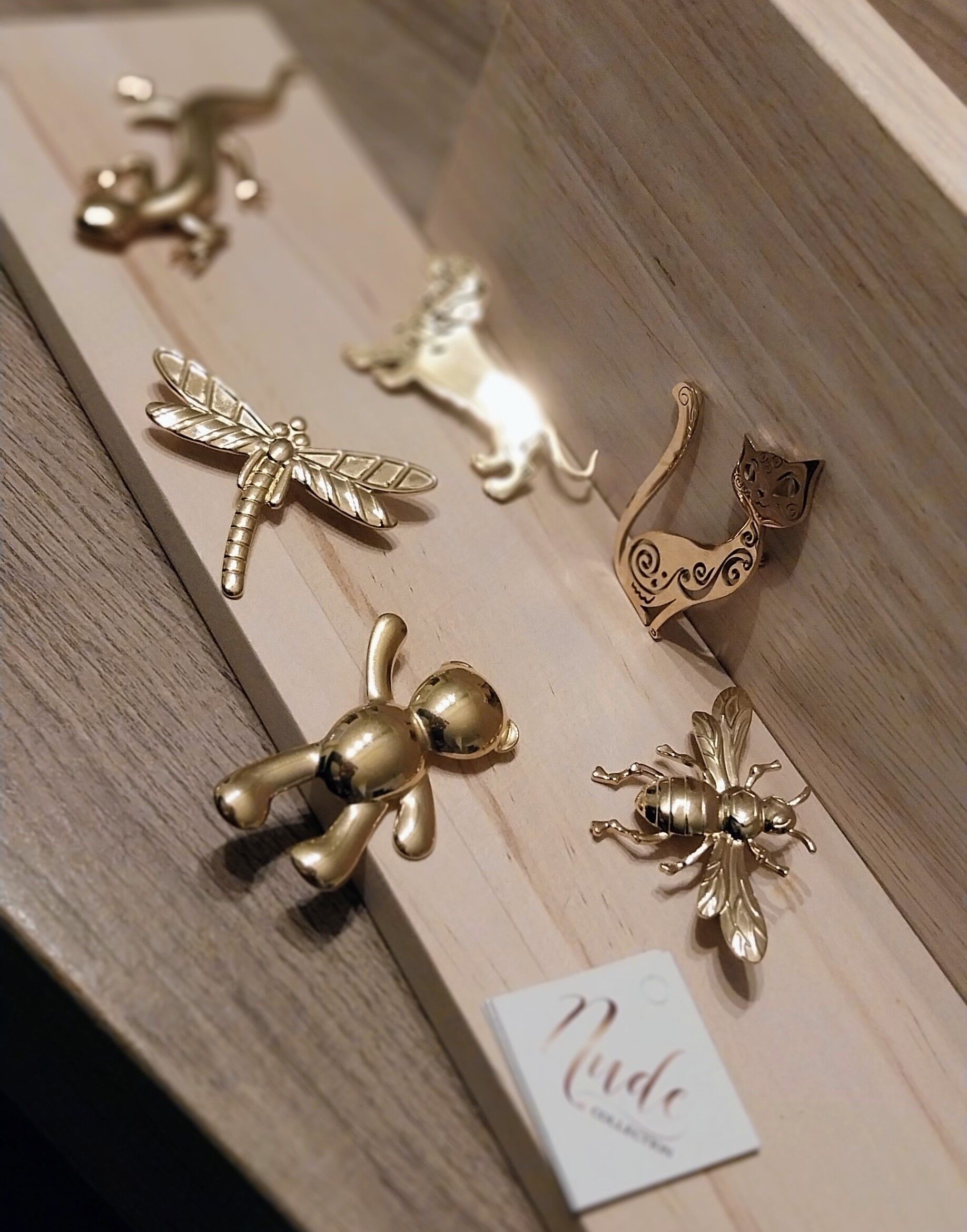 Set of 5 assorted 316L stainless steel pins