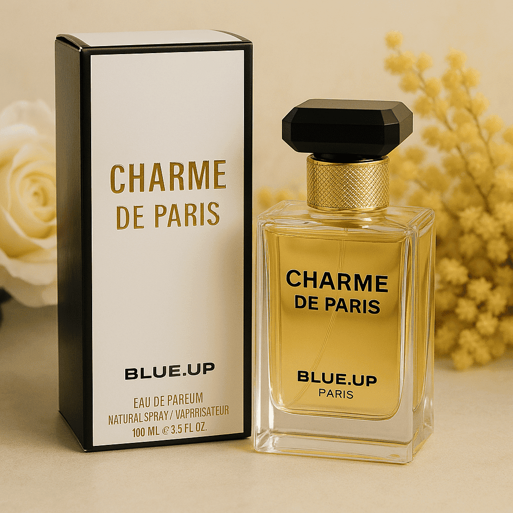 BLUE UP CHARME DE PARIS – Eau de parfum for women 100 ml | Powdery floral and aldehyde inspiration