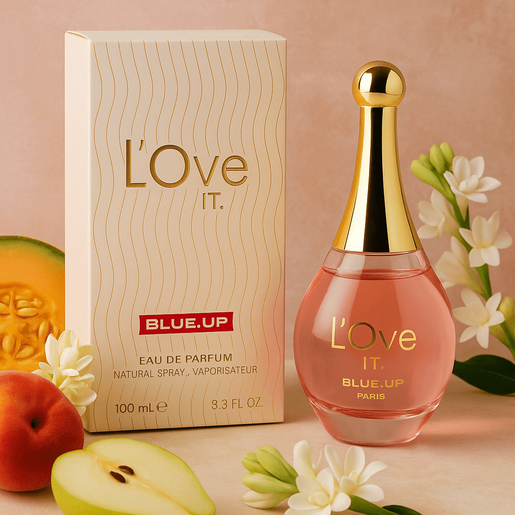 BLUE UP I LOVE IT WOMEN – Eau de parfum for women 100 ml | Fruity and musky floral inspiration
