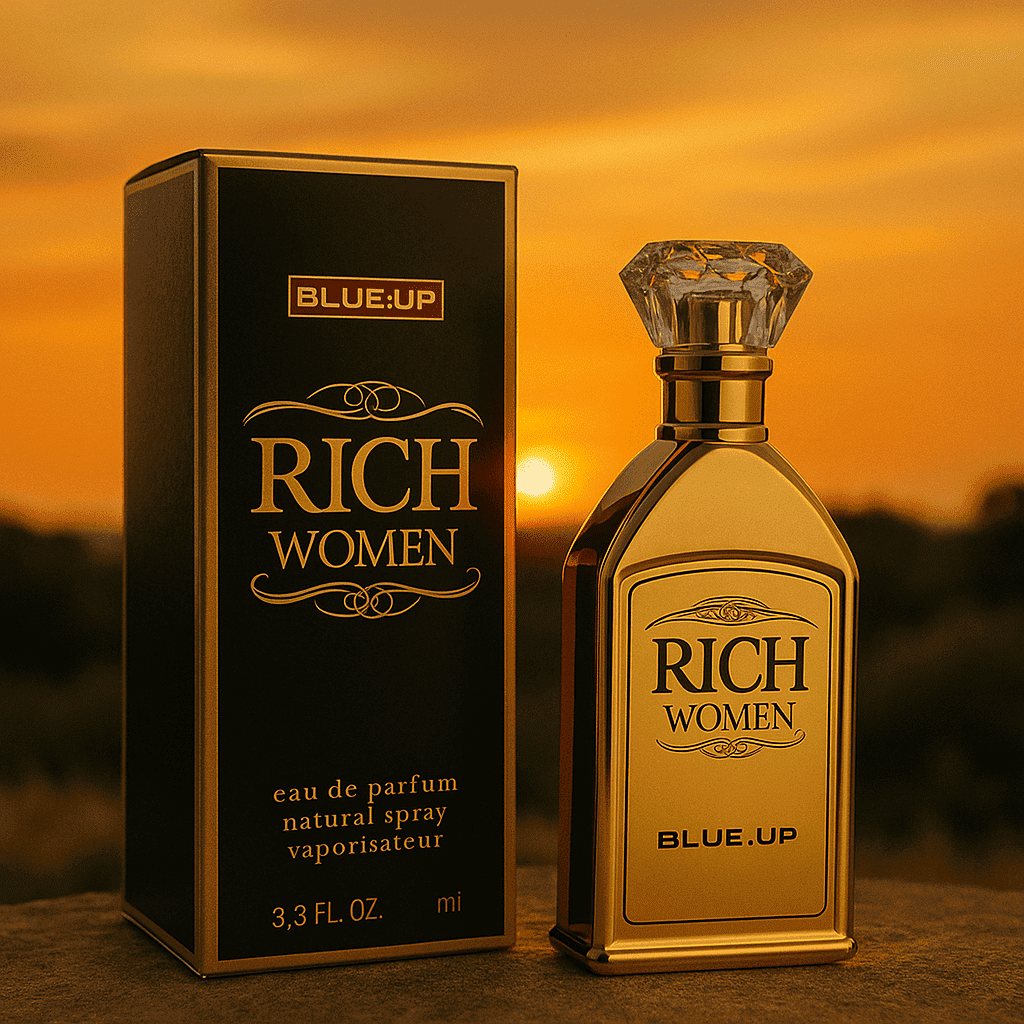 BLUE UP RICH WOMEN – Eau de parfum for women 100 ml | Fruity, floral and oriental inspiration