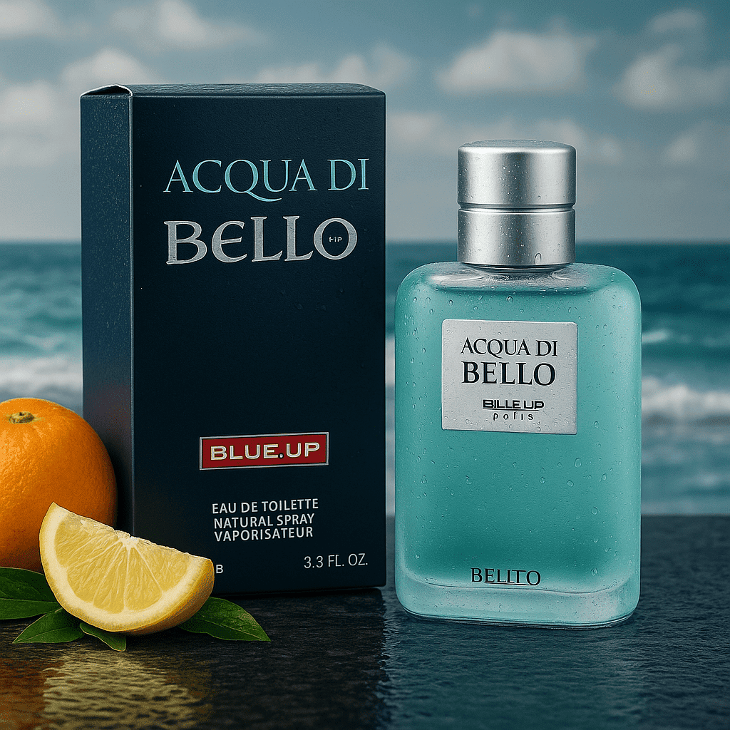 BLUE UP ACQUA DI BELLO – Men’s Eau de Toilette 100 ml | Fresh aquatic and woody inspiration