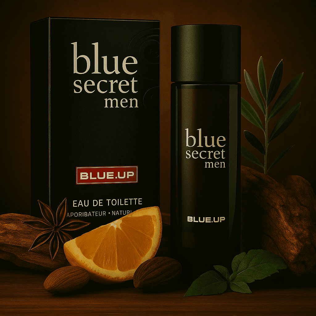 BLUE UP BLUE SECRET MEN – Men’s Eau de Toilette 100 ml | Oriental, woody and aromatic inspiration