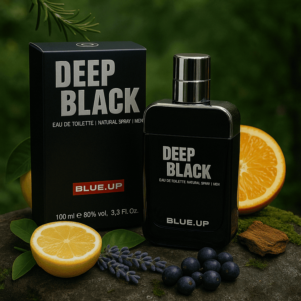 BLUE UP DEEP BLACK – Men’s Eau de Toilette 100 ml | Aromatic woody fougère inspiration