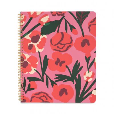 Rough Draft Large Notebook, Las Flores