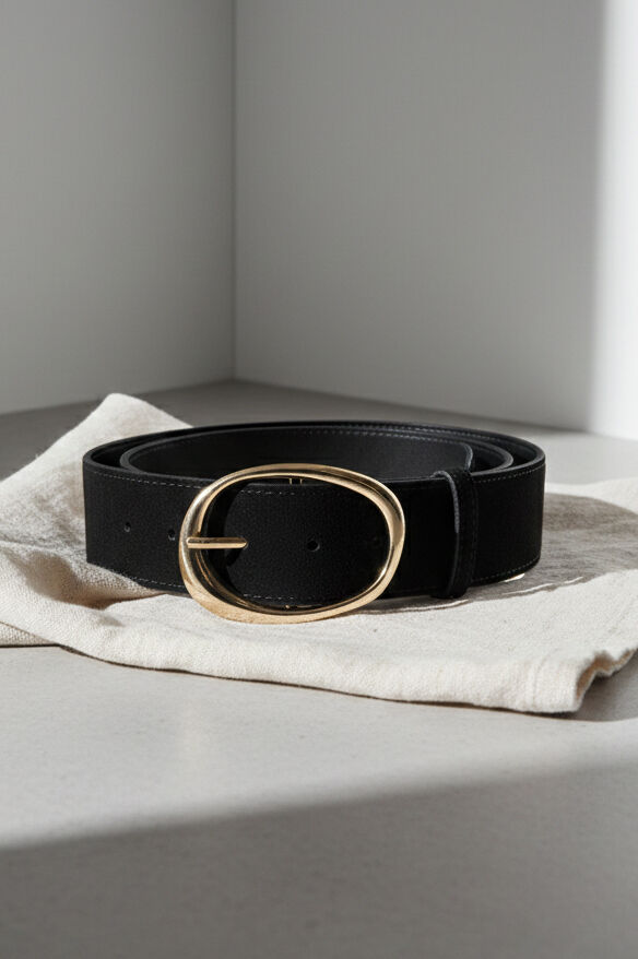 Ceinture femme en cuir daim largeur 5 cm REF1001-50