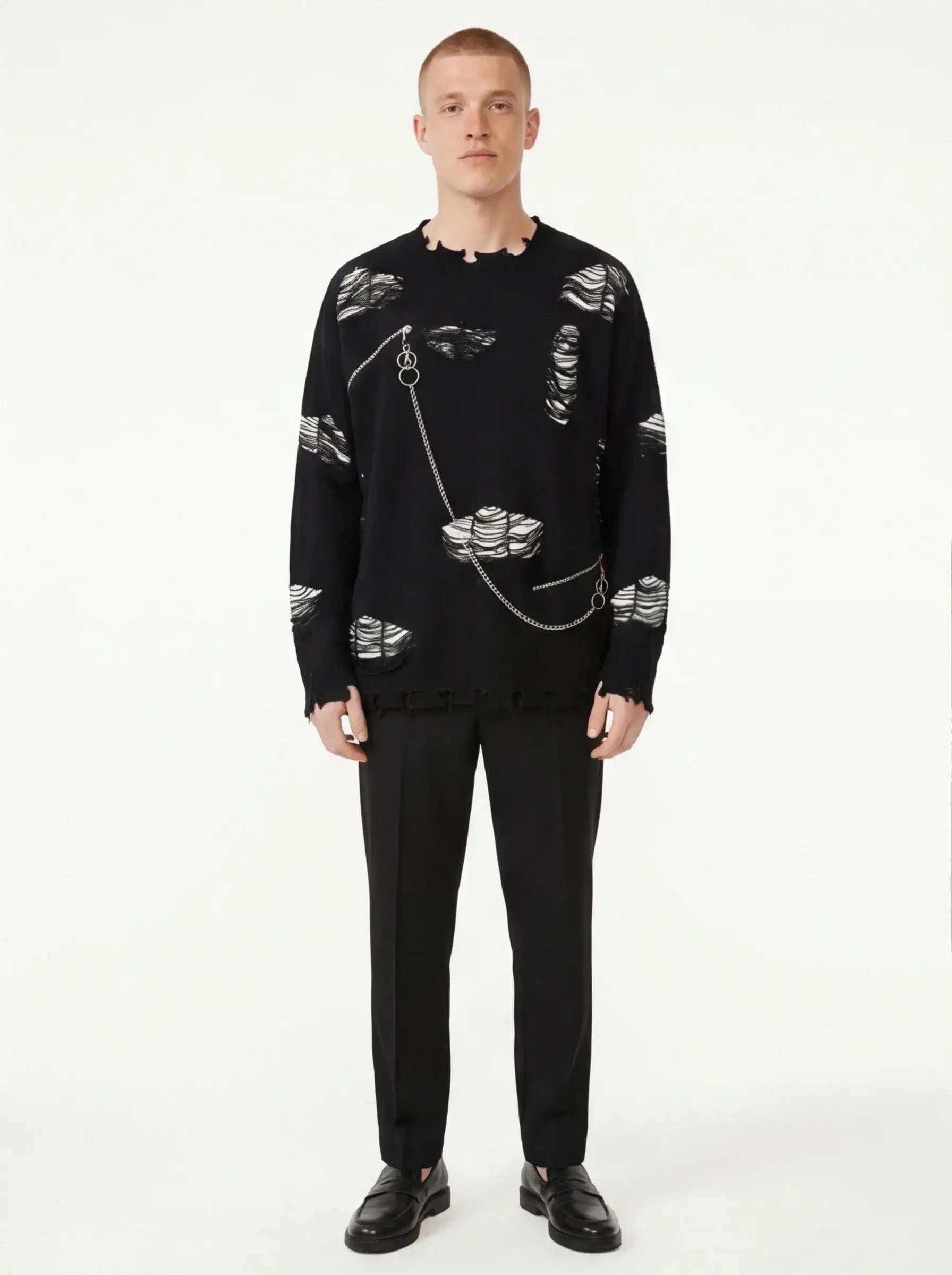 Structured Pullover – with a Silk-Like Touch for Everyday Elegance