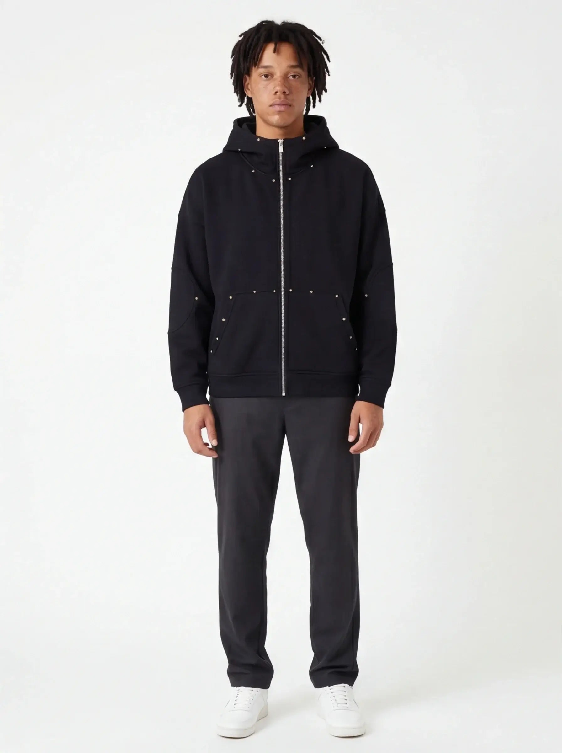 Heavyweight Sweatshirt – with Fine Texture for a Minimalist Style
