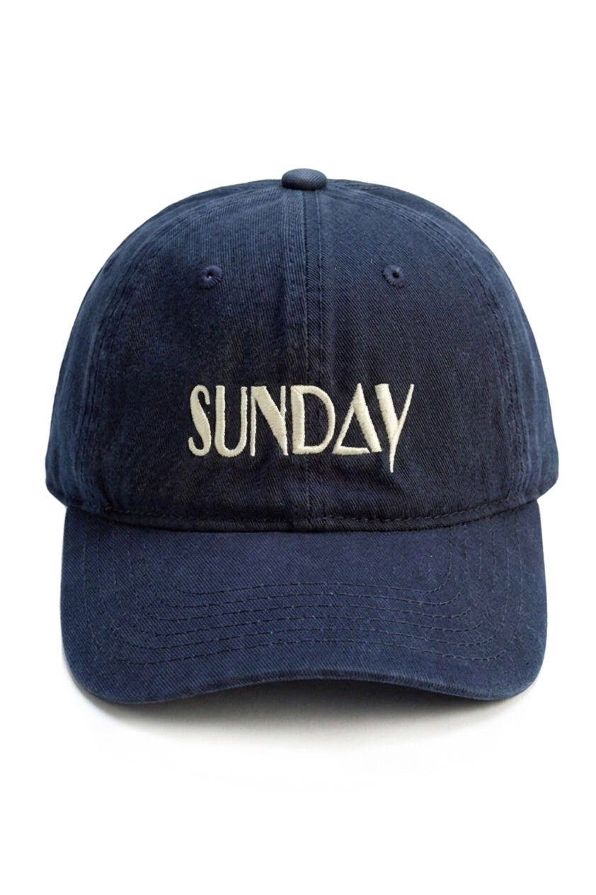 Casquette en coton 100% brodé SUNDAY