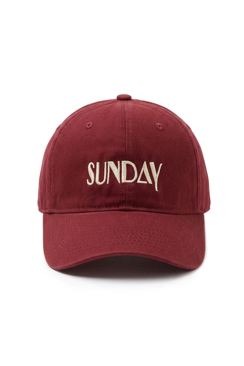 Casquette en coton 100% brodé SUNDAY