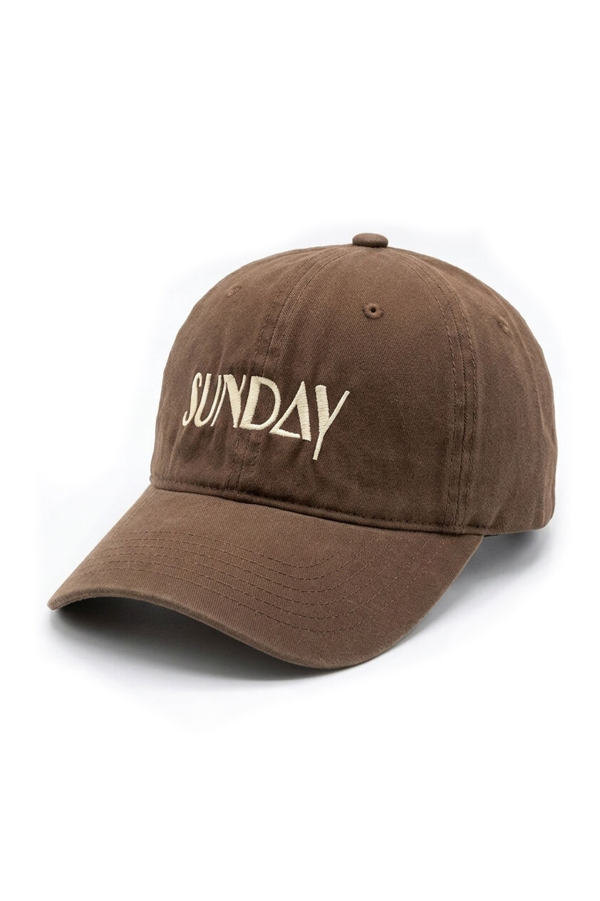 Casquette en coton 100% brodé SUNDAY