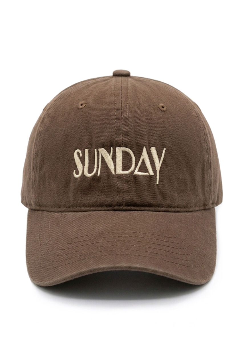 Casquette en coton 100% brodé SUNDAY