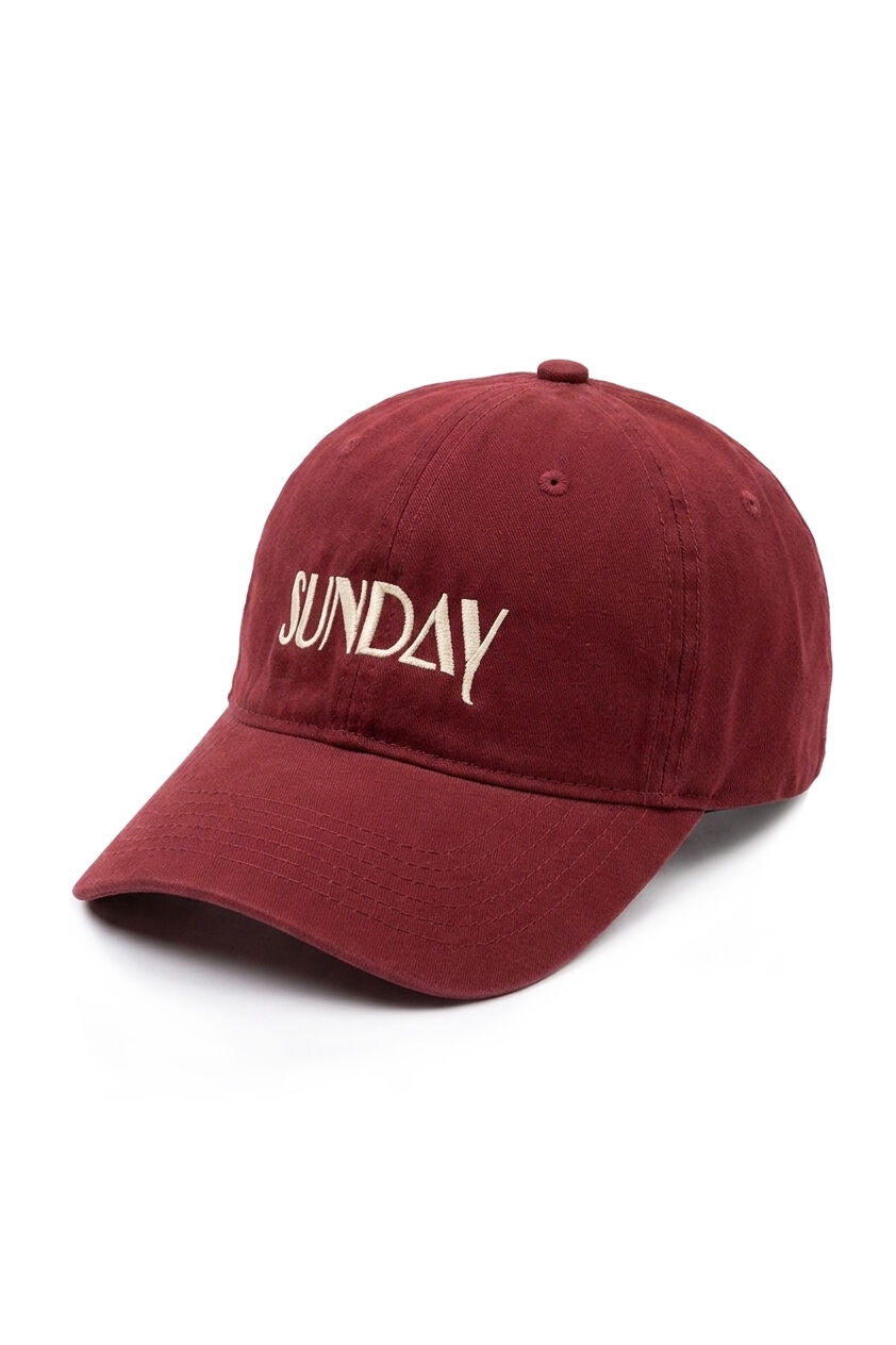 SUNDAY embroidered 100% cotton cap
