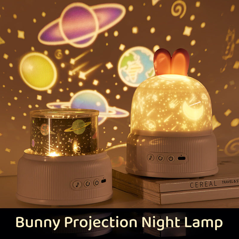 Hasen-Galaxie-Projektions-Nachtlampe