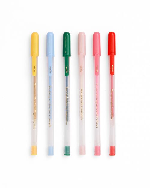 Write On Gel Pen Set,  Compliments