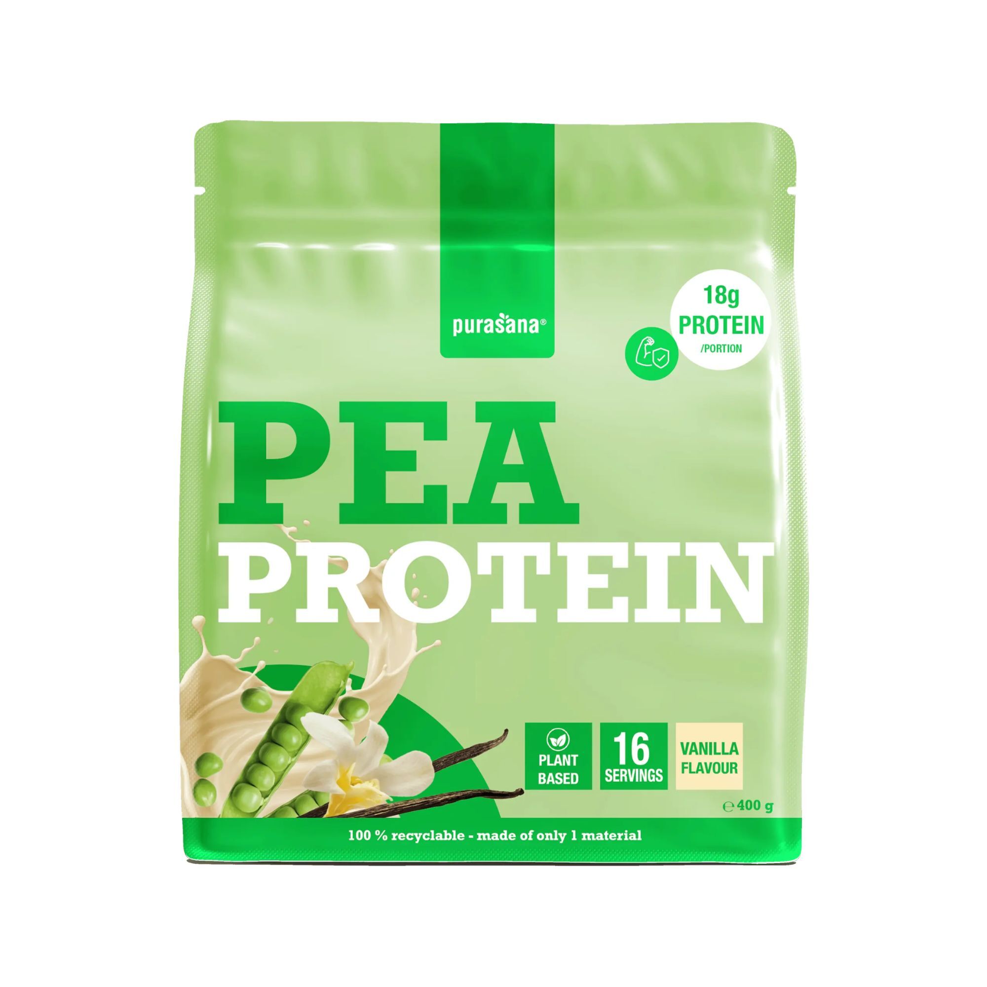 Erbsenprotein, Vanille - 400 g