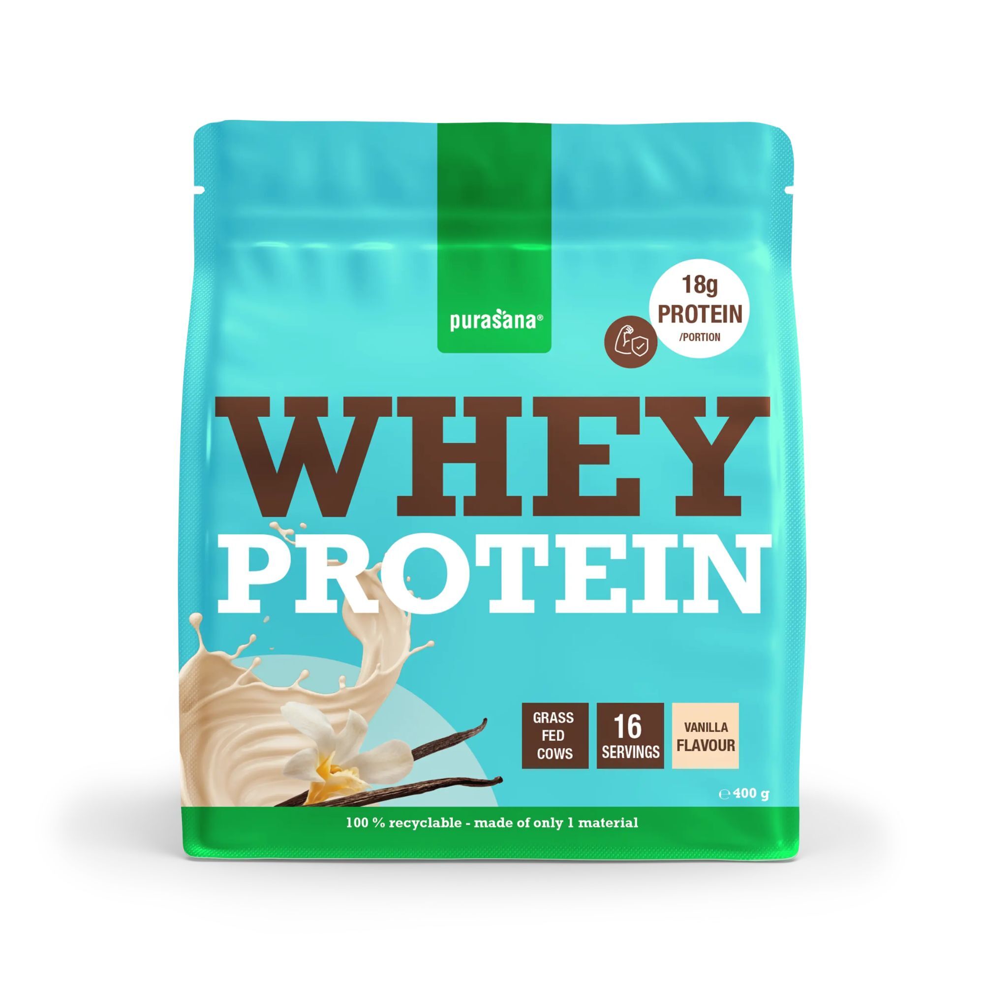 Vanille-Molkenprotein – 400 g