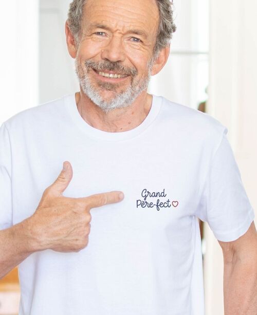 T-shirt homme Grand père-fect (brodé) - Cadeau Fête des Grands Pères