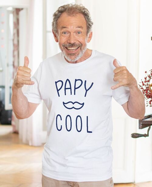 T-shirt homme Papy cool - Cadeau Fête des Grands Pères