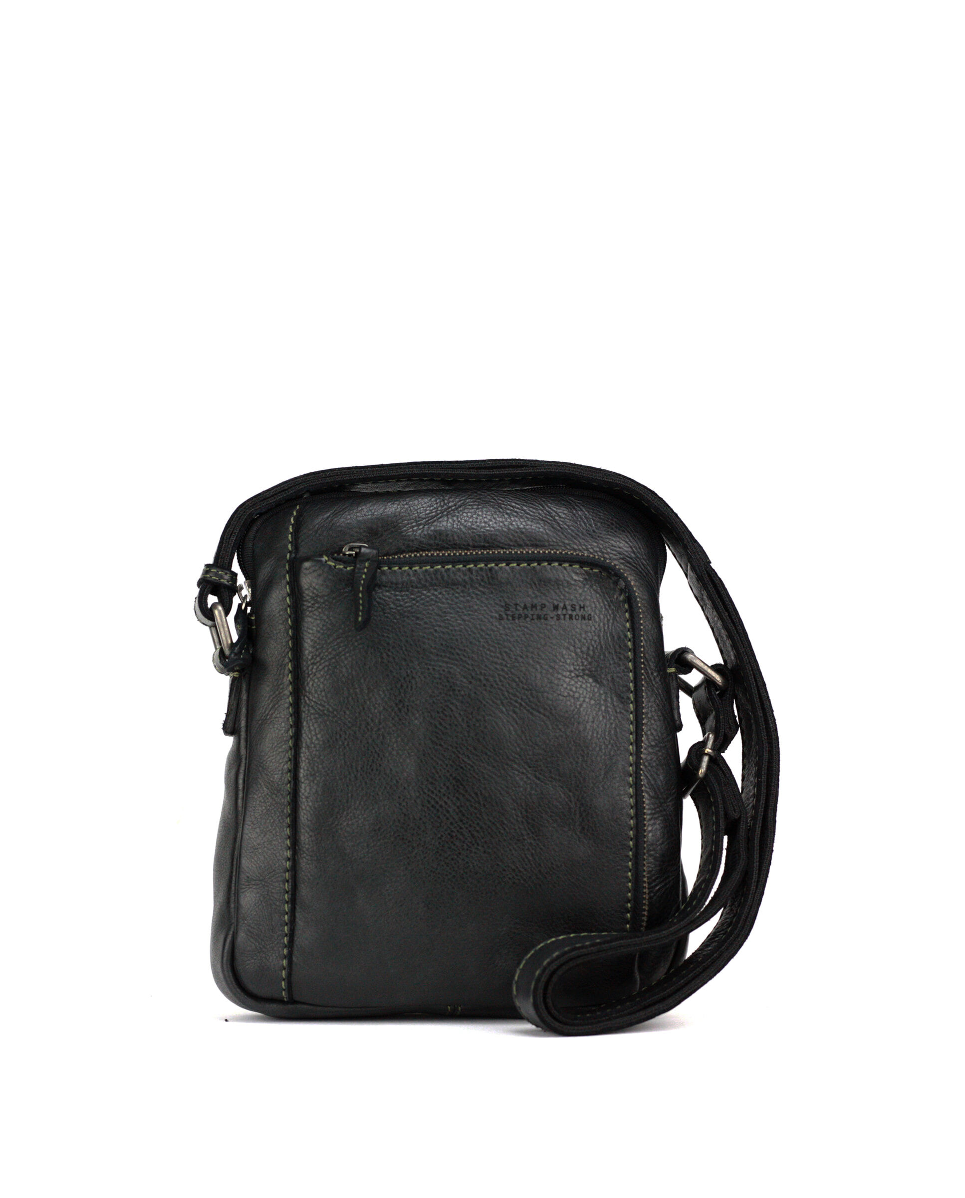 STAMP 126 shoulder bag in washed leather