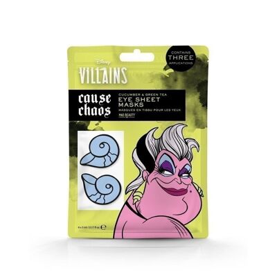 Mad Beauty Mascarillas de ojos de tejido Disney Pop Villains (12 piezas)