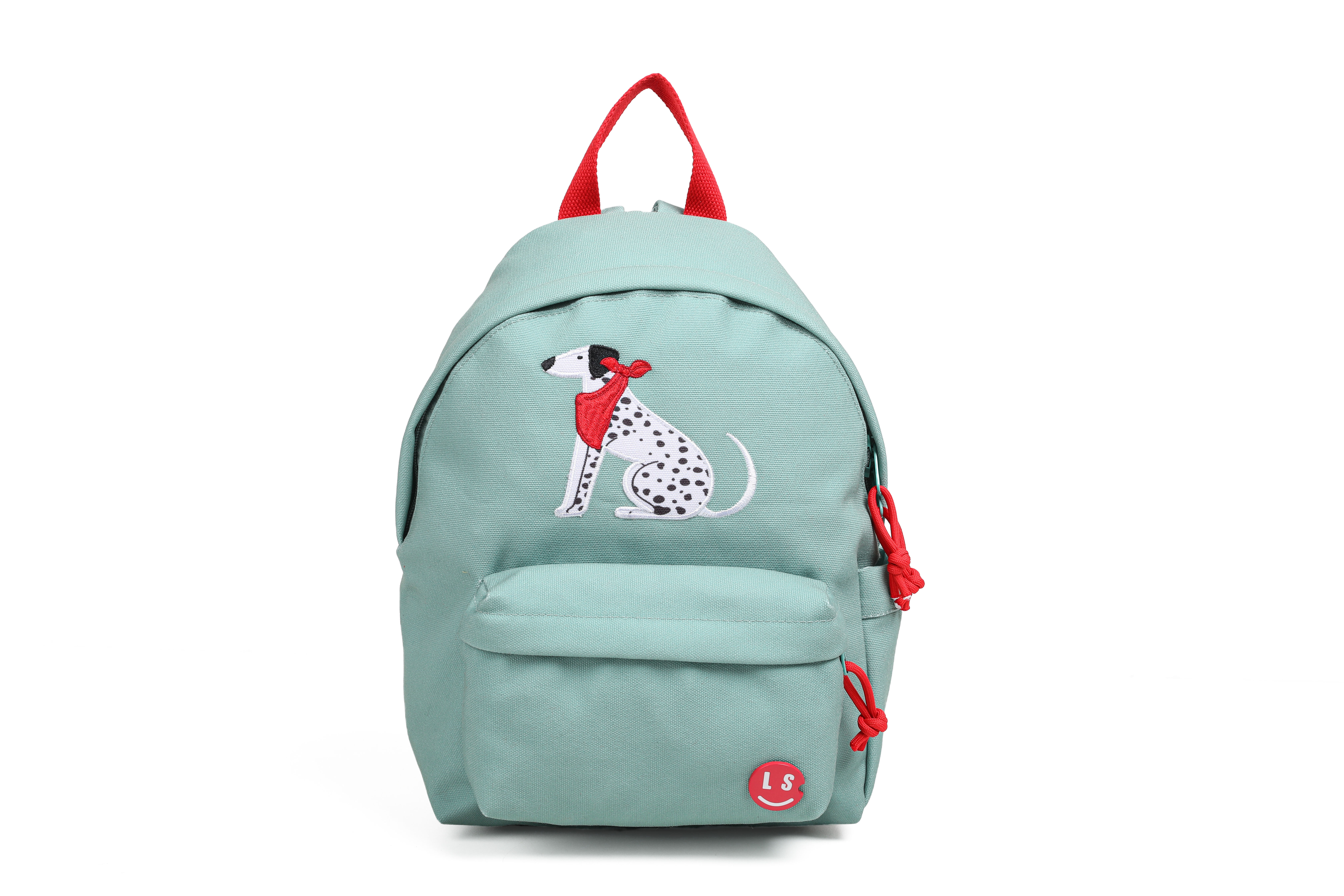 Mochila infantil Mint Kids con diseño de perro dálmata – Mochila pequeña para guardería y preescolar, diseño de perro dálmata (33x16x22 cm)