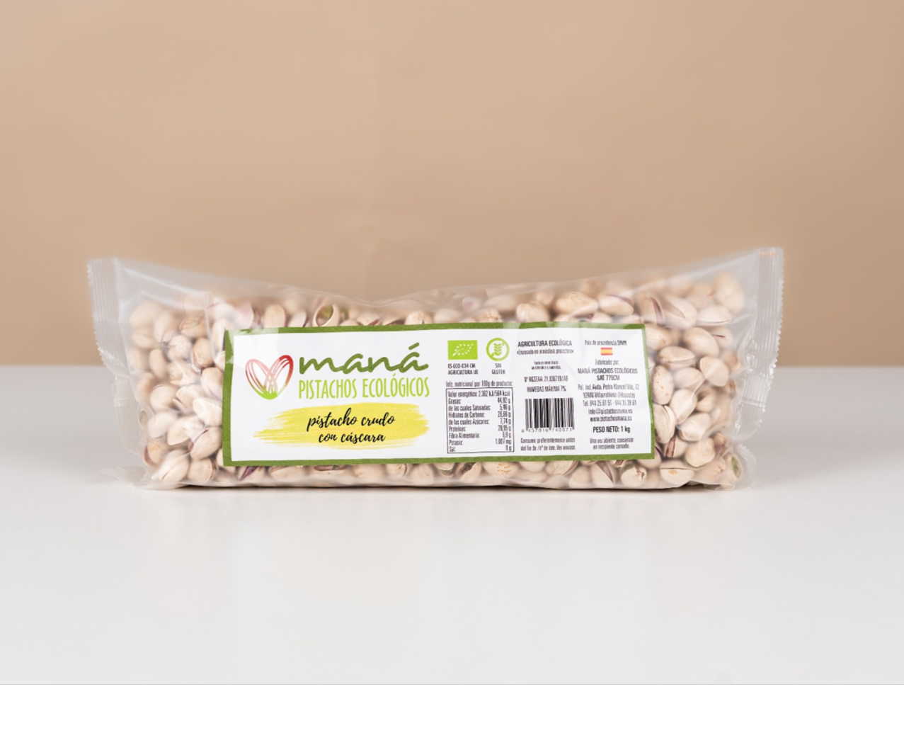 Raw Pistachios in Shell – Bag 1000 g