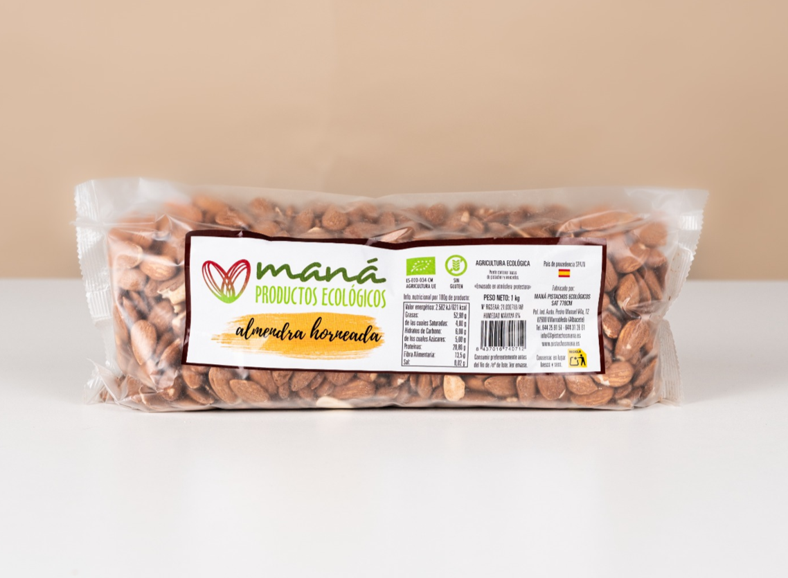 Natural Roasted Almonds 1000 g