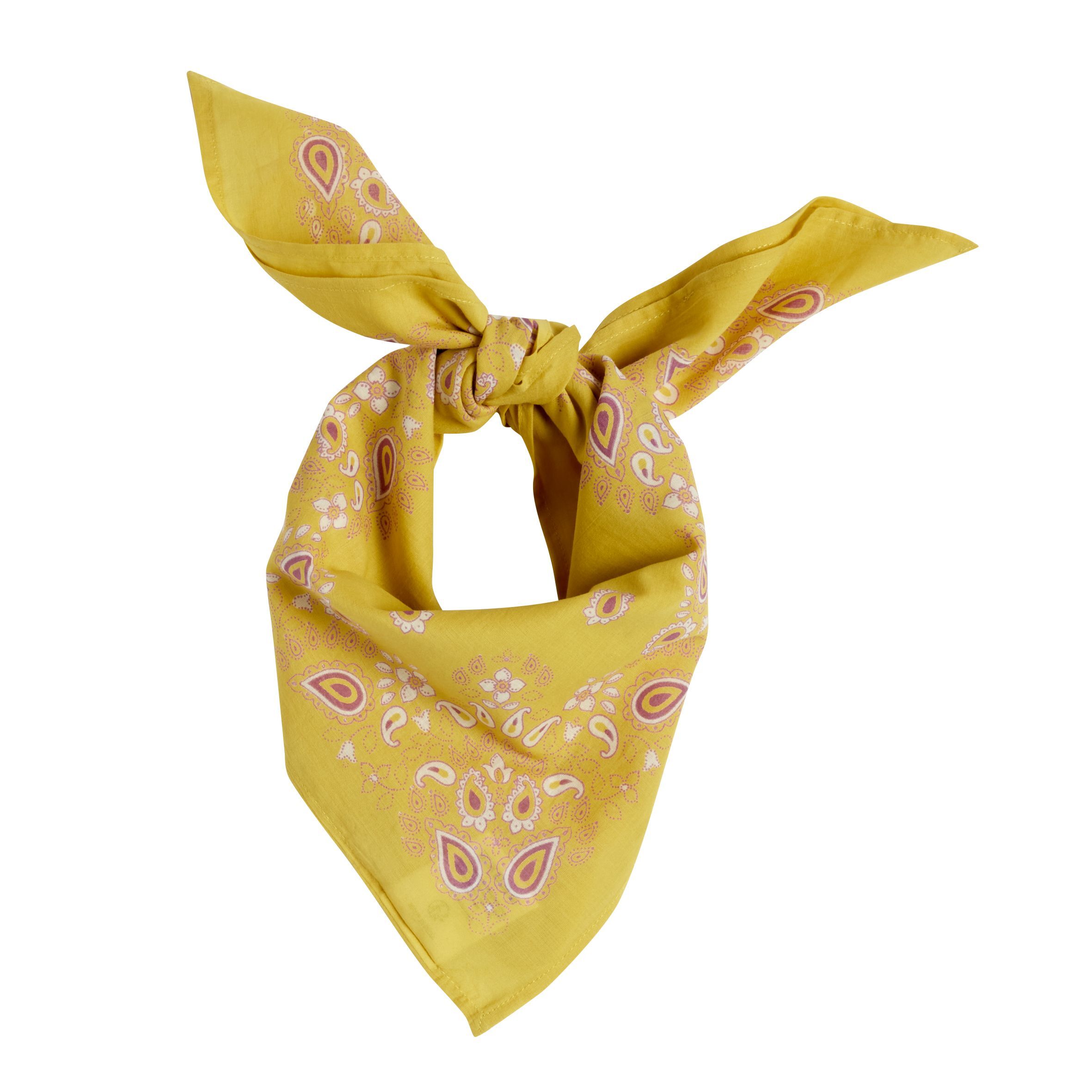 Children's Indian Scarf - Saffron Bandana