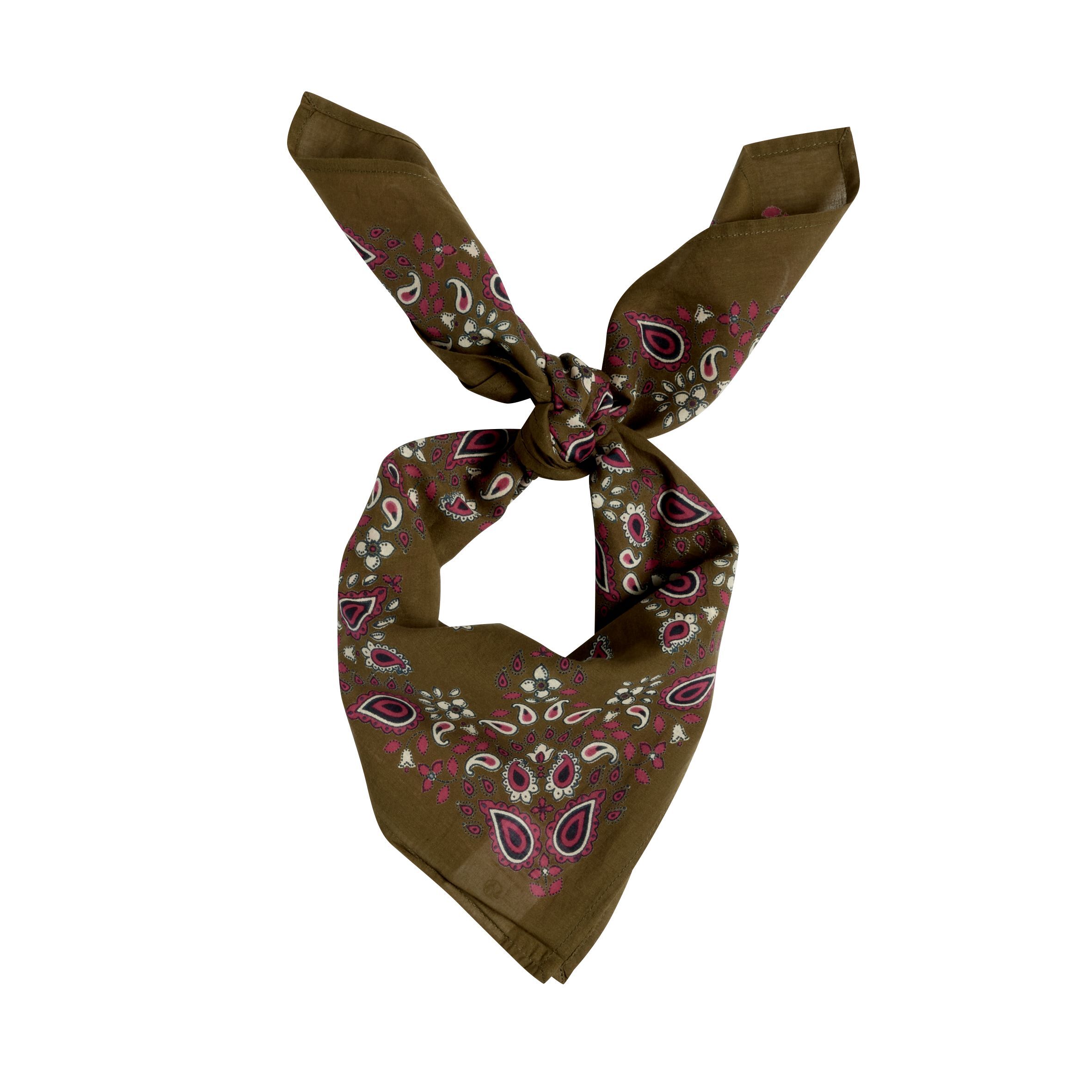 Children's Indian Scarf - Khaki Bandana