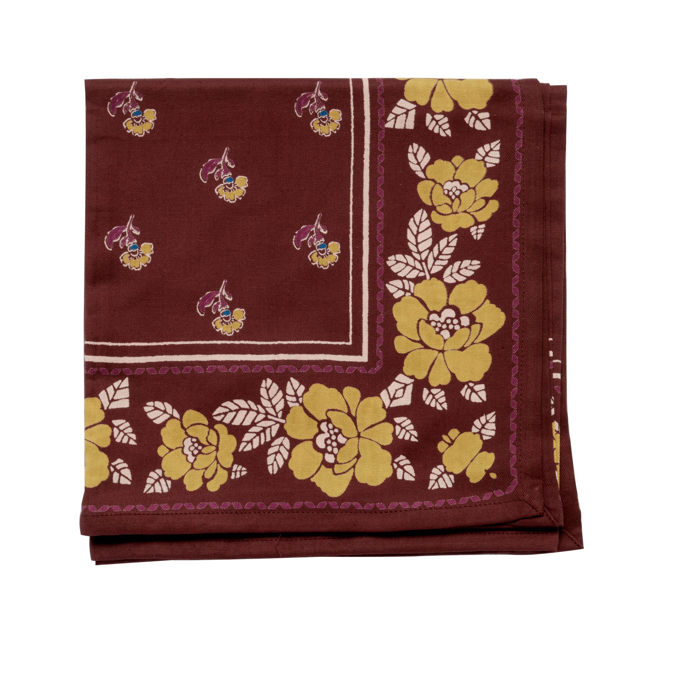 Indian Scarf - Nur Chocolate