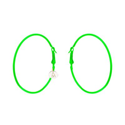 Mix and Match Neon Hoops - Green