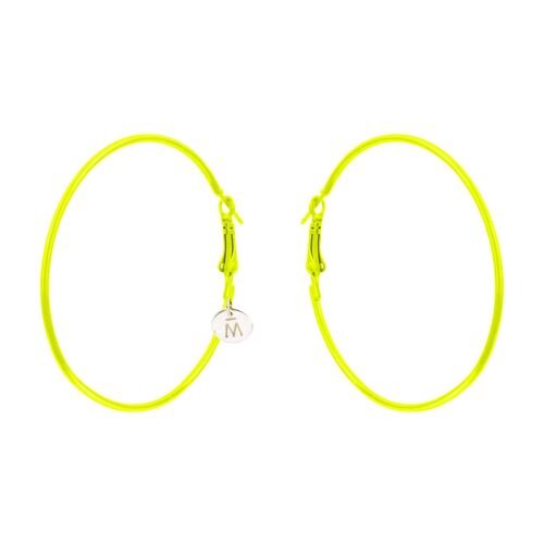 Mix and Match Neon Hoops - Yellow