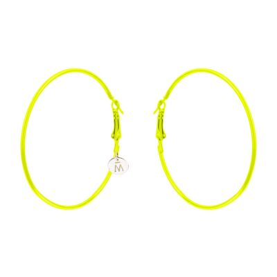 Mix and Match Neon Hoops - Yellow