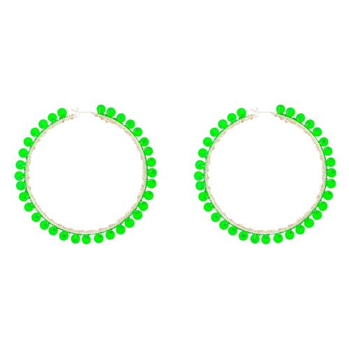 Zing Neon Hoops - Green