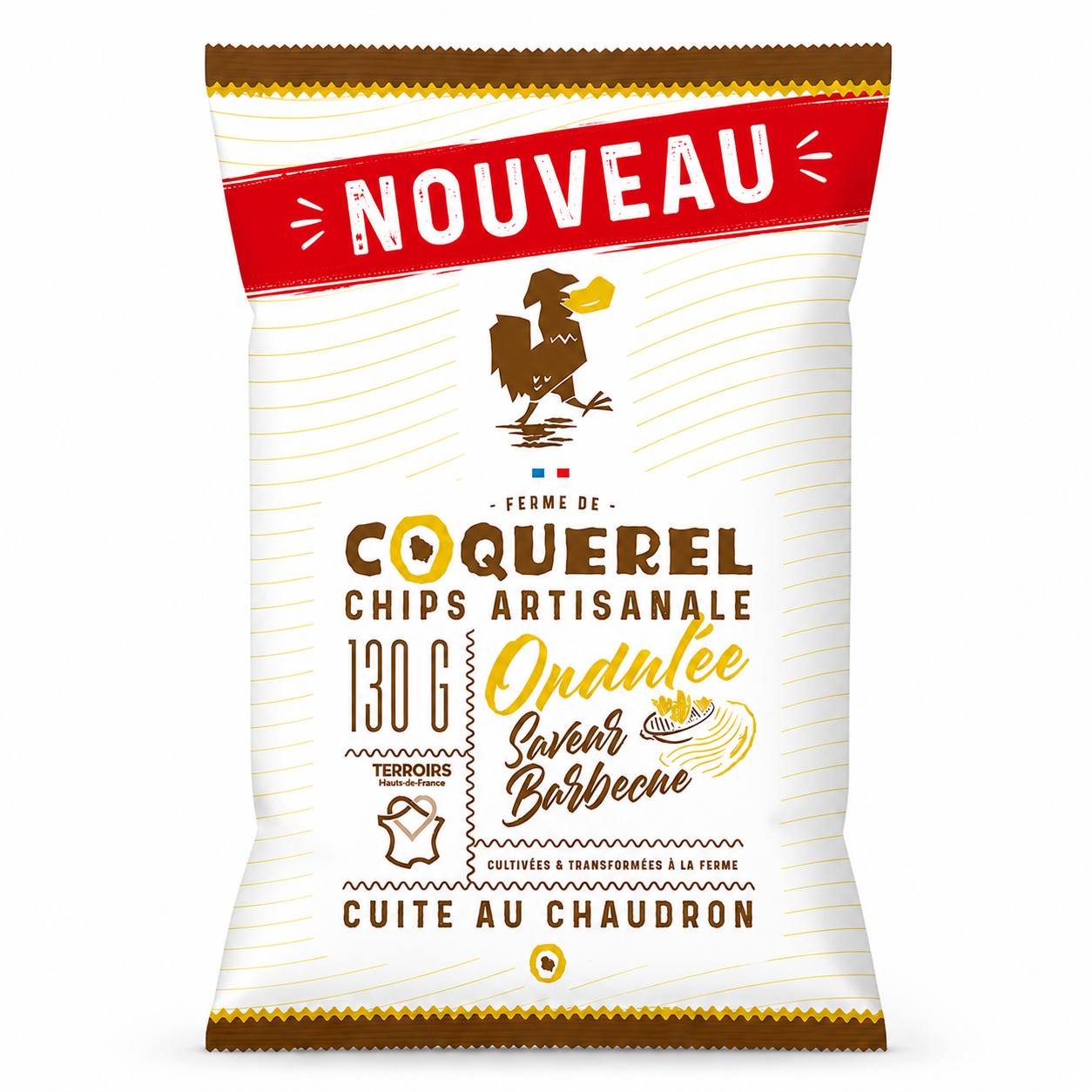 Chips Coquerel - Barbacoa Ondulada