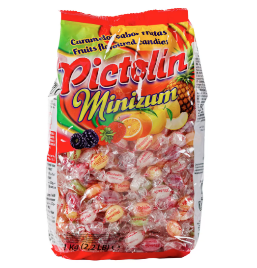 PICTOLIN Minizum Exotic Flavored Sweets – 1kg Bag